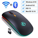 Mouse Wireless Bluetooth RGB Recarregável
