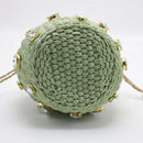 Bolsa de Palha Artesanal com Cristais — leveza, brilho e estilo único para transformar qualquer look